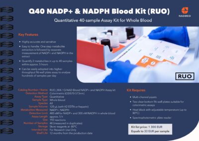 Product Catalog | Nadmed Ltd | The standard of NAD measuring